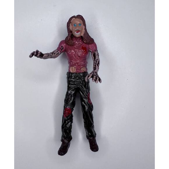 Zombies Lot of 2 Haptime Terror Toys Walking Corpse Dead Action Figure Man Woman - Picture 6 of 7